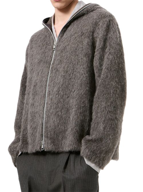 full zip hood Our Legacy | M2266FMMOLE GREY HAIRY WOOL